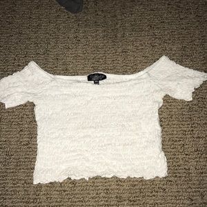 TopShop Ruffle Crop Top